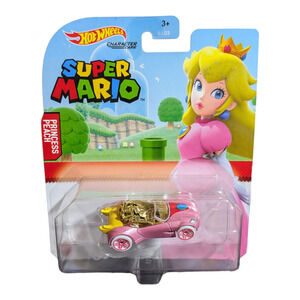 Hot Wheels - Super Mario Princess Peach Vehicle Rare NIB